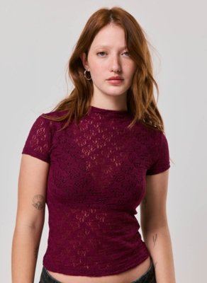 Blusa Renda Texturizada