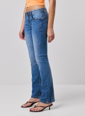 Calça Bootcut Low Rise
