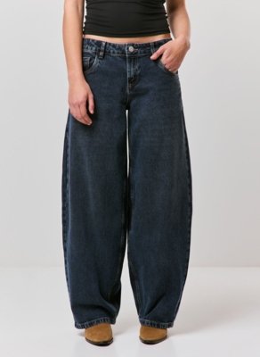 Calça Jeans Barrel Low Rise