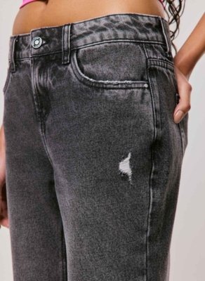 Calça Jeans Flare Estonada