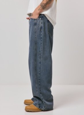 Calça Jeans Relaxed Wide Leg