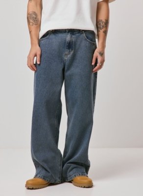 Calça Jeans Relaxed Wide Leg
