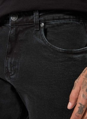Calça Jeans Slim Preta
