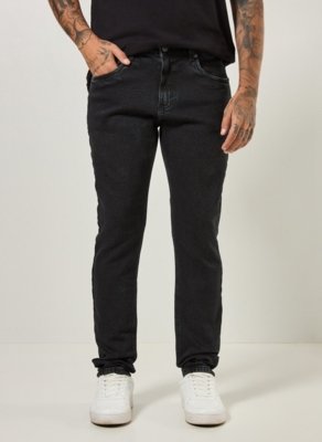 Calça Jeans Slim Preta