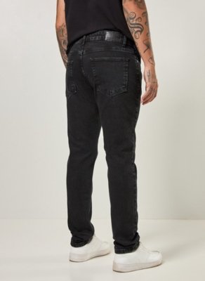 Calça Jeans Slim Preta