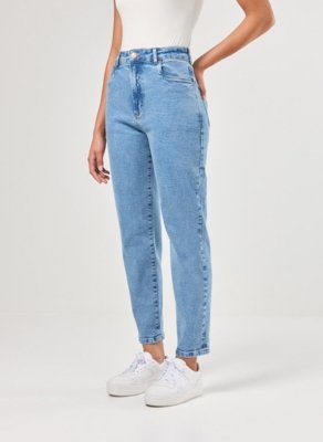Calça Mom Jeans Claro