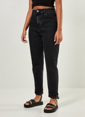 Calça Mom Jeans Preta