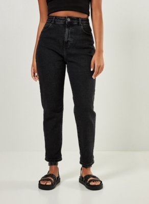 Calça Mom Jeans Preta