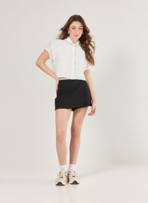 Camisa Cropped Off-White