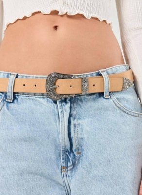 Cinto Boho Em Suede