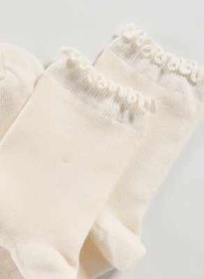 Meia Delicada Off-White