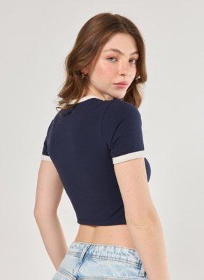 Mini Tee Marinho Soho