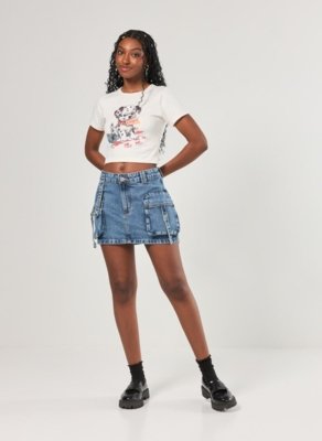 Mini Tee Off-White Cachorrinho