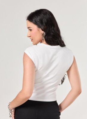 Mini Tee Off-White Estrela