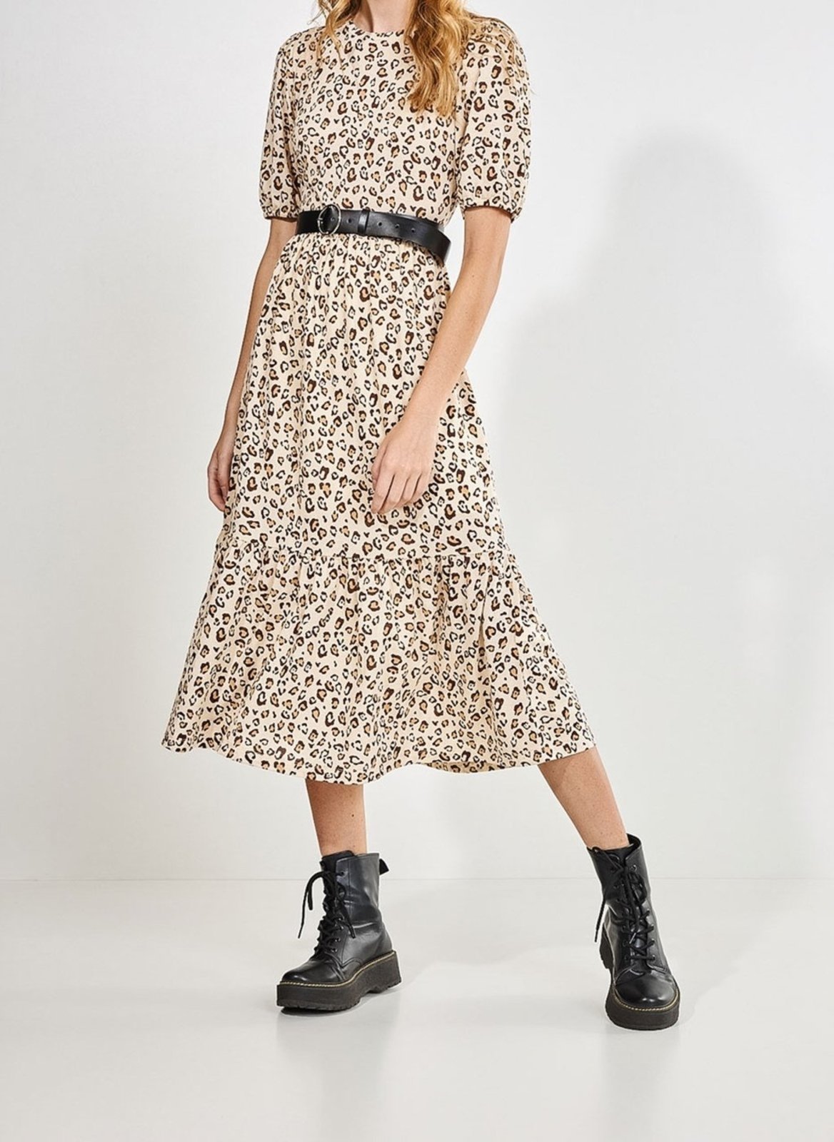 VESTIDO LARGO ESTAMPADO ANIMAL  Animal print dresses, Leopard print maxi  dress, Leopard print dress