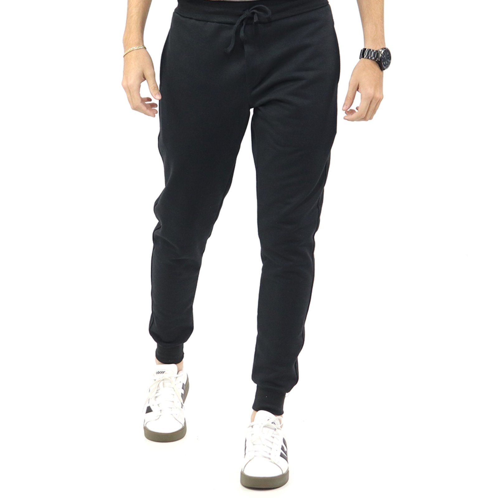 Calça de moletom masculina com sale punho