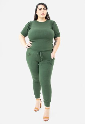 Comprar Conjunto Plus Size Liso - O Melhor da Moda Feminina Plus Size