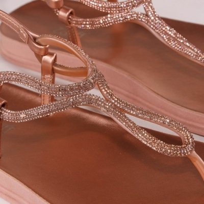 Sandália Rasteira Feminina Zariff Bht100 Zariff Rosa