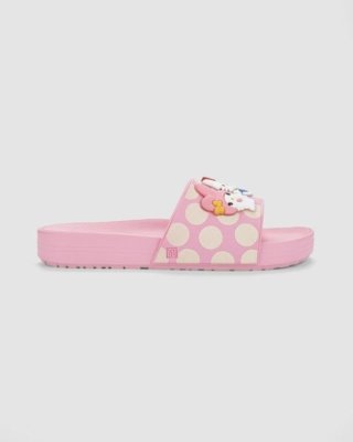Chinelo Slide Feminino Zaxy Hello Kitty And Friends Rosa