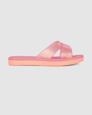Chinelo Slide Feminino Zaxy Loop Rosa