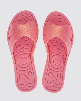 Chinelo Slide Feminino Zaxy Loop Rosa