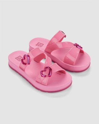 Chinelo Slide Infantil Zaxy Lover Rosa