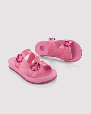 Chinelo Slide Infantil Zaxy Lover Rosa