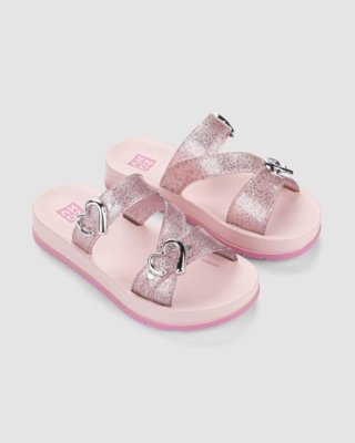 Chinelo Slide Infantil Zaxy Lover Rosa