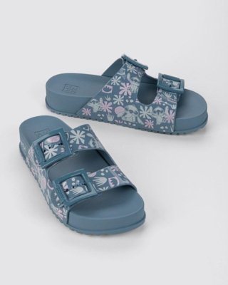Chinelo Slide Zaxy Disney Partner Azul