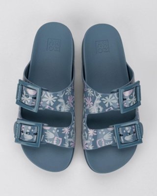 Chinelo Slide Zaxy Disney Partner Azul