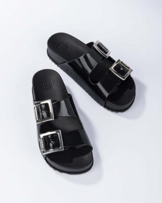 Chinelo Slide Zaxy Partner Preto