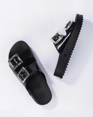 Chinelo Slide Zaxy Partner Preto