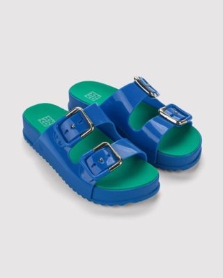 Chinelo Slide Zaxy Partner Soft Azul