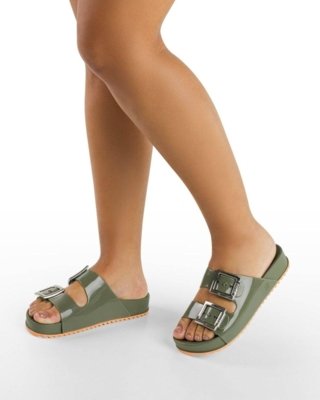 Chinelo Slide Zaxy Partner Verde