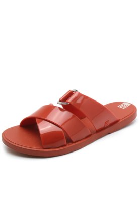 Rasteira Zaxy Tiras Laranja é boa?