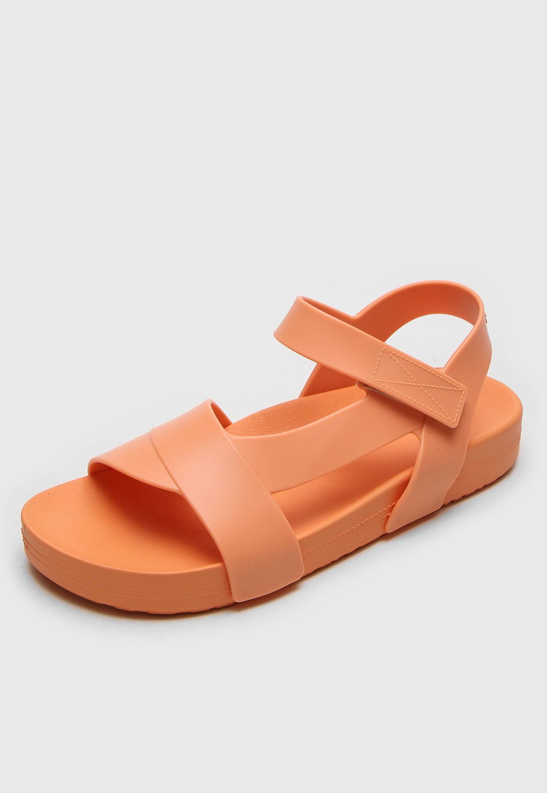 Sandália DAFITI SHOES Tiras Laranja - Compre Agora