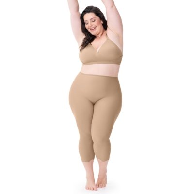 Calça Capri Invisible Laser Plus Bege