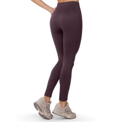 Calça Legging Fitness Jacquard sem Costura Roxo
