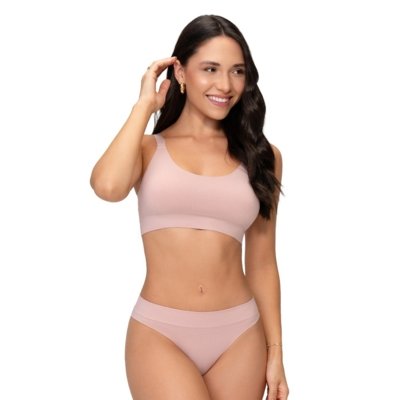 Calcinha Biquíni Termofusionado Rosa