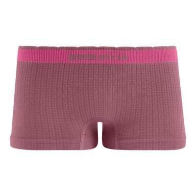 Calcinha Boxer Infantil sem Costura Cós Bicolor Vermelho