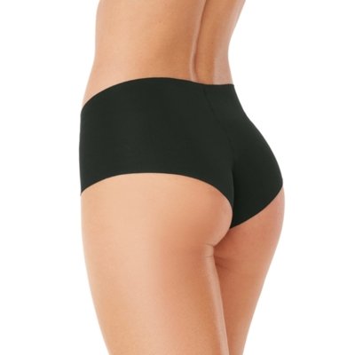 Calcinha Boxer Nude Cotton Preta