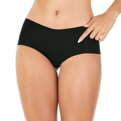 Calcinha Boxer Nude Cotton Preta