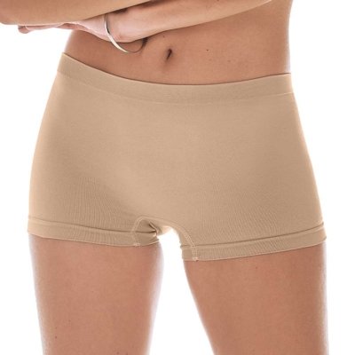 Calcinha Boxer sem Costura Bege