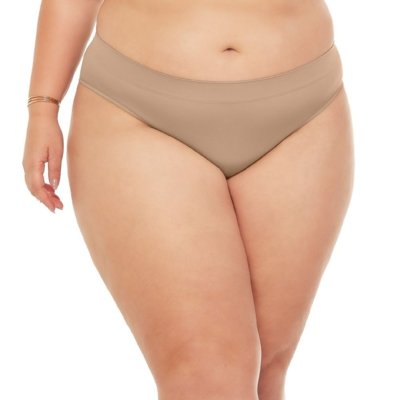 Calcinha Comfort Plus sem Costura Bege Zee Rucci