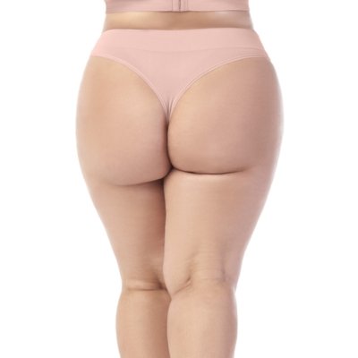 Calcinha Fio Dental Plus sem Costura Blush Zee Rucci