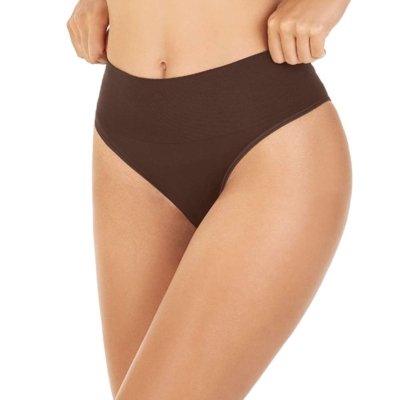 Calcinha Tanga Cós Alto sem Costura Nogueira Zee Rucci