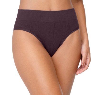 Calcinha Tanga Cós Largo sem Costura Roxo