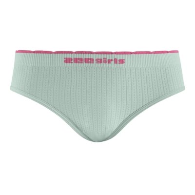 Calcinha Tanga Infantil sem Costura com Relevo Verde