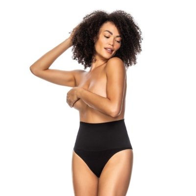 Calcinha Tanga Modeladora Sem Costura Preta