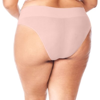 Calcinha Tanga Plus Cós Alto sem Costura Blush Zee Rucci